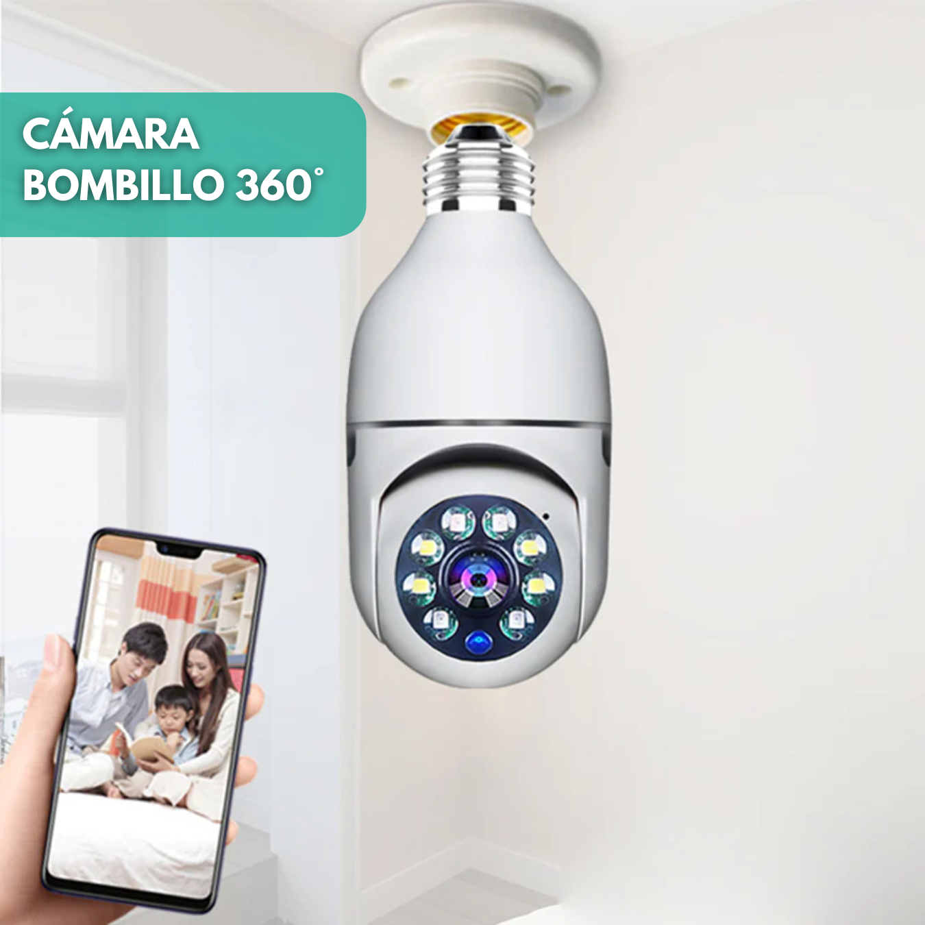 SafeBulb 360: Cámara de Seguridad Inteligente