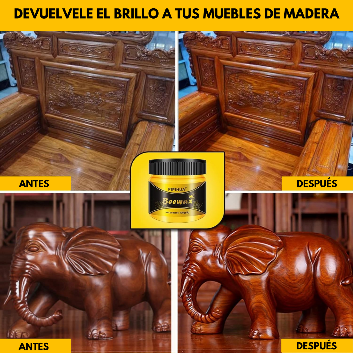 REPARADOR DE MADERA PREMIUM BEEWAX