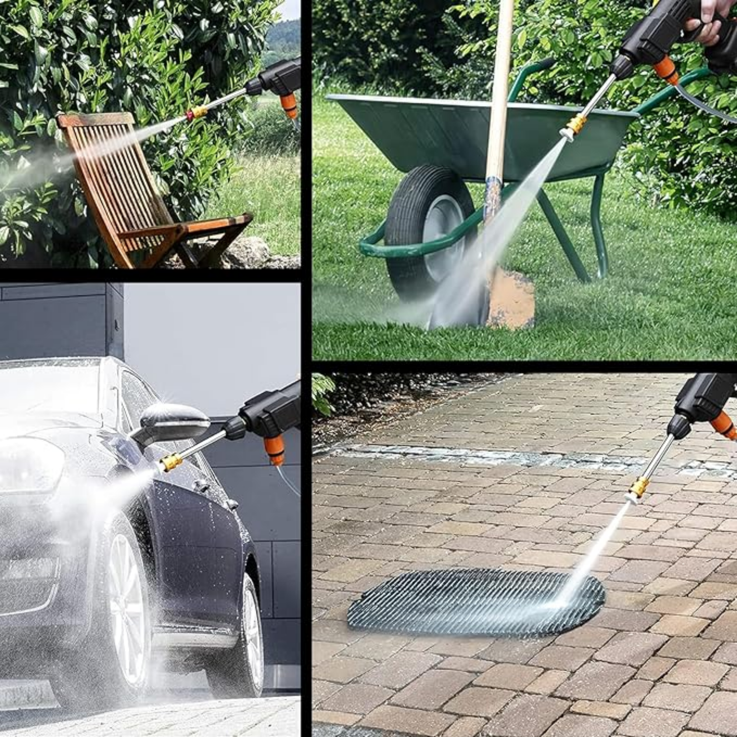 Hidrojet®: Hidrolavadora Portátil con 2 Baterias Recargables