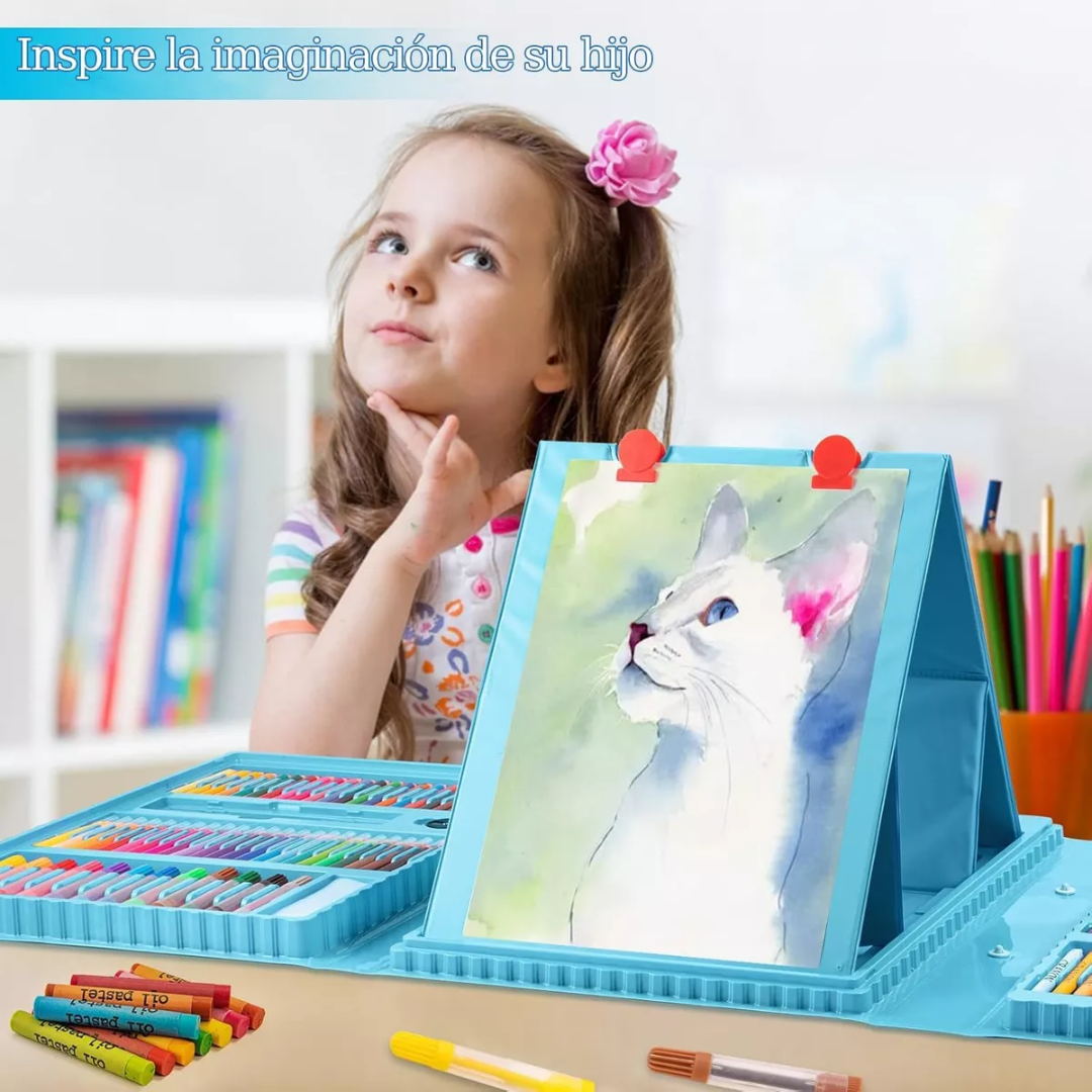 ArtMaster™: Mega Set de Arte de 208 Piezas + Regalo incluido 🎁