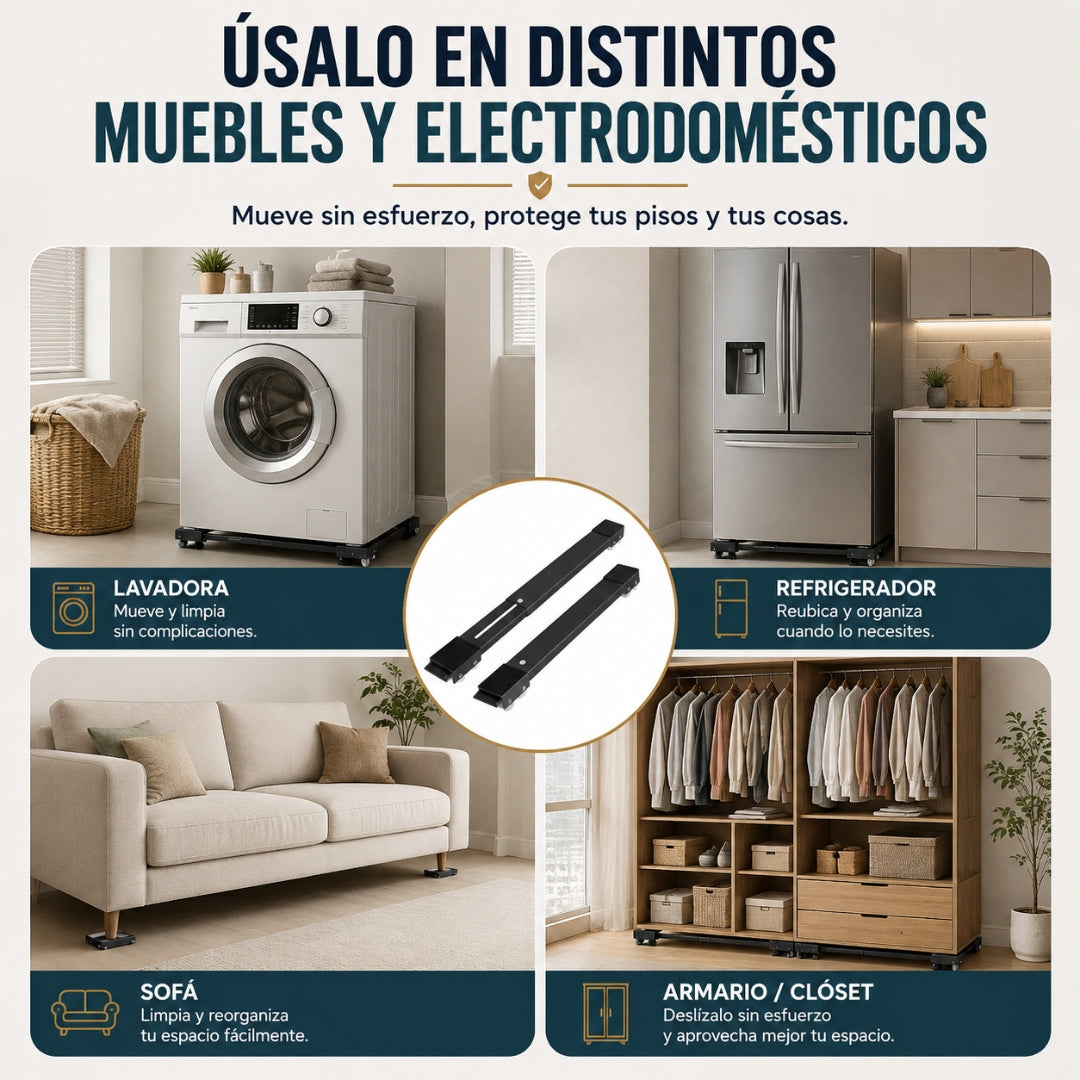 LiftRoll™ | Mueve tus electrodomésticos sin esfuerzo