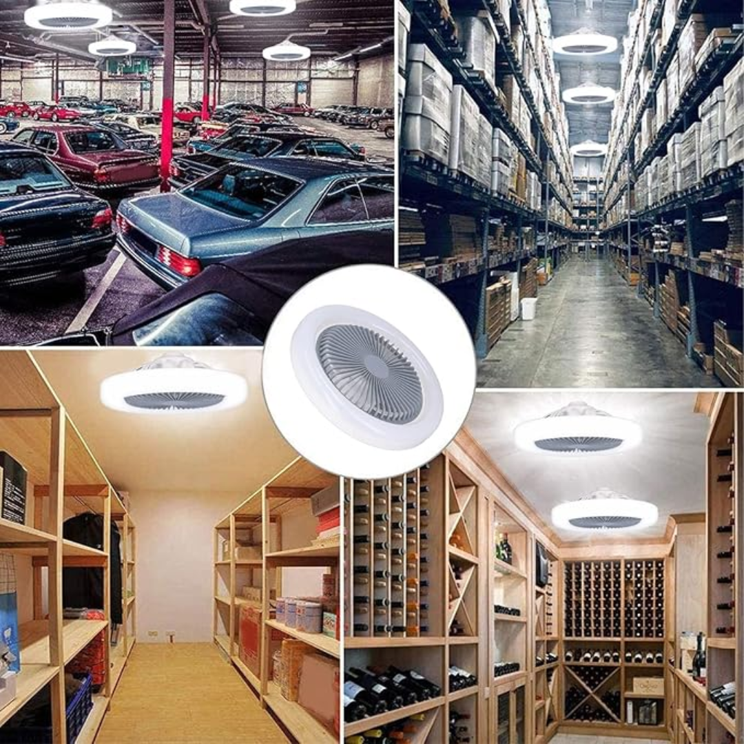 AirLed |💡Ventilador 2 en 1 🌬️