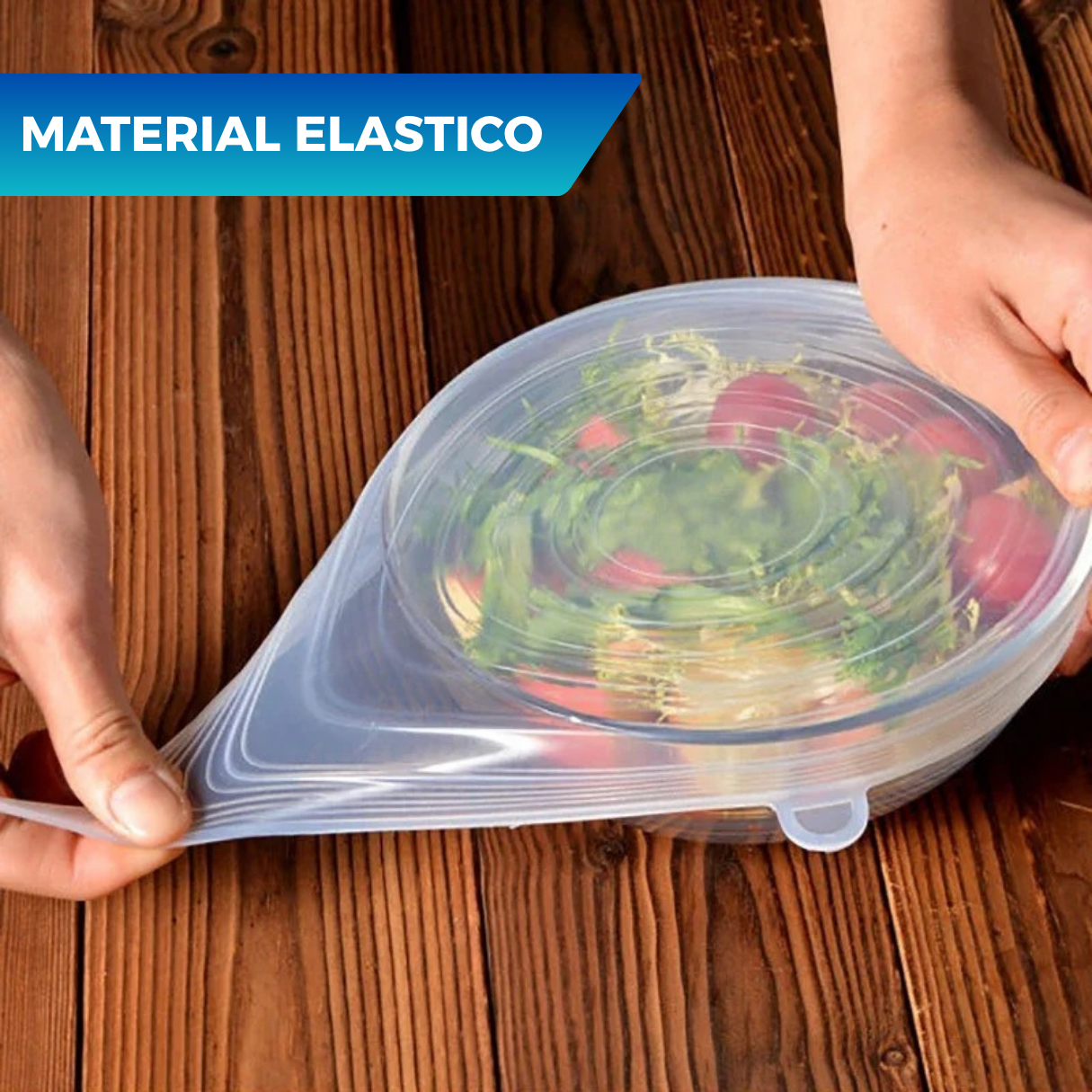 Set de 18 Eco-Tapas de Silicona Reutilizables