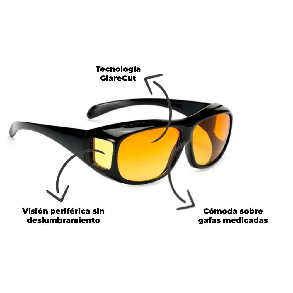 DriveClear™ Pro: Gafas Para Conducir Con Visión HD - Día y Noche