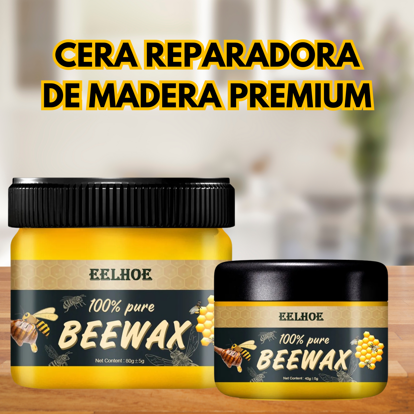 REPARADOR DE MADERA PREMIUM BEEWAX