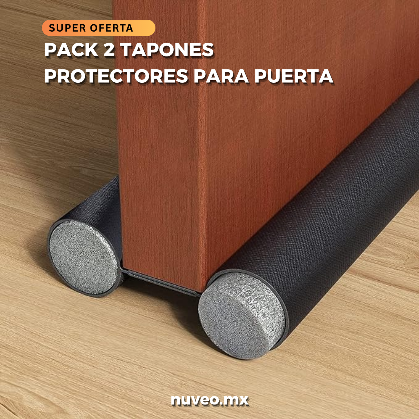 DoorCushion: Pack de Tapones Protectores Para Puertas