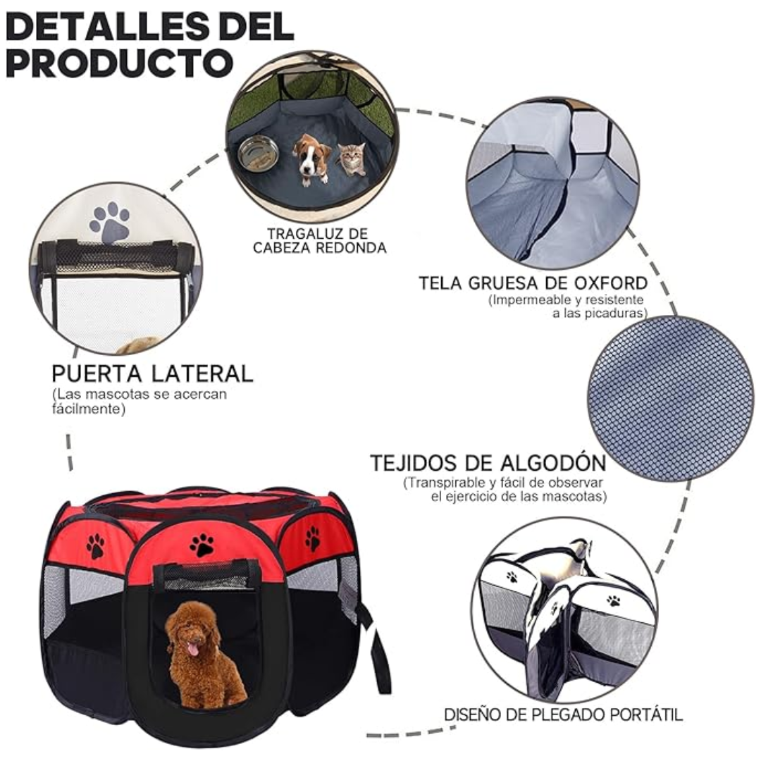 EasyPaws™: Corral Para Mascotas Plegable 🐾