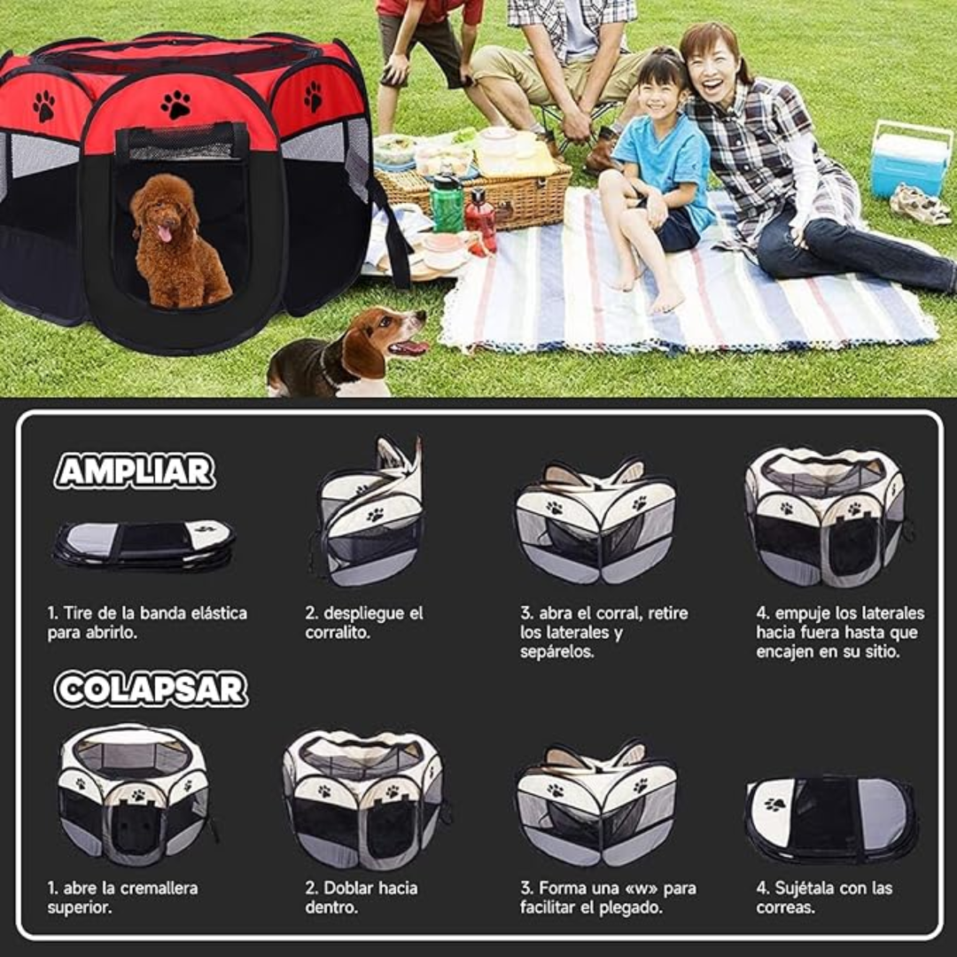 EasyPaws™: Corral Para Mascotas Plegable 🐾