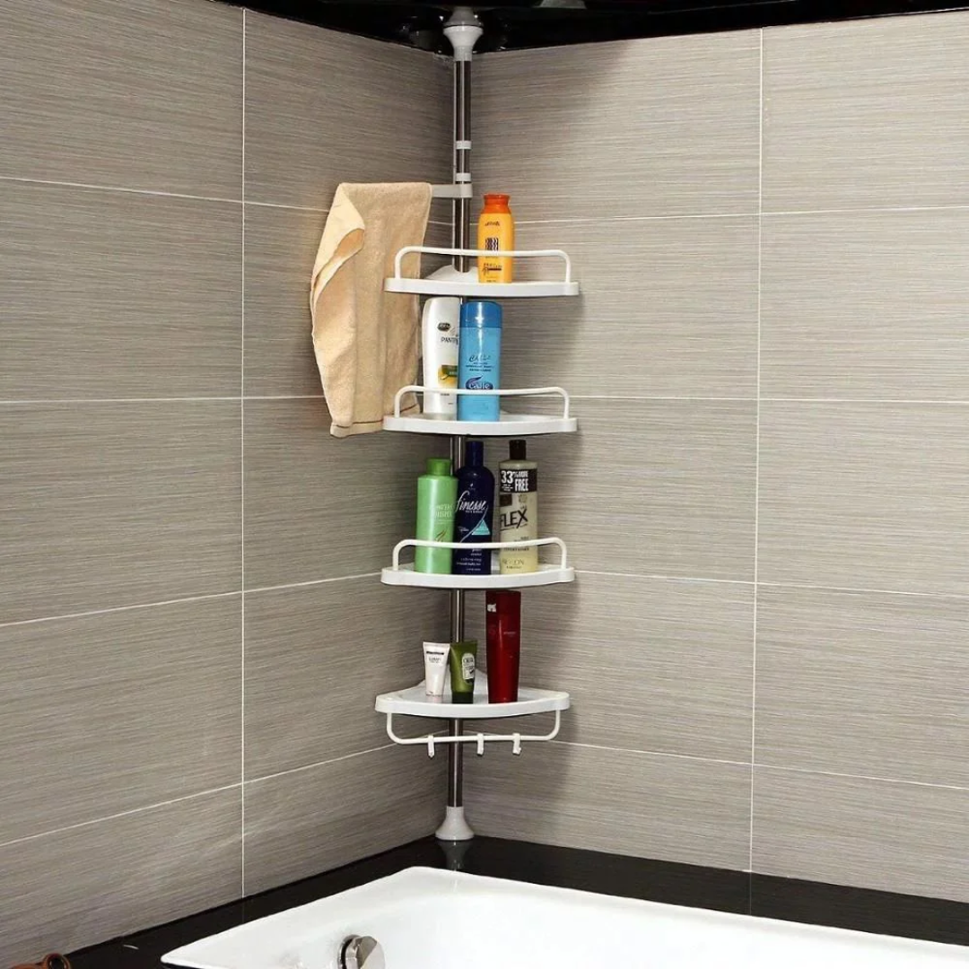 Esquinero Organizador Para Baño de 4 Niveles
