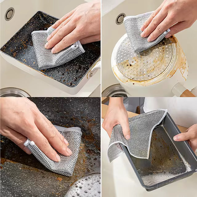 PACK X5 PAÑOCLEAN®: PAÑOS DE ALAMBRE MULTIUSOS