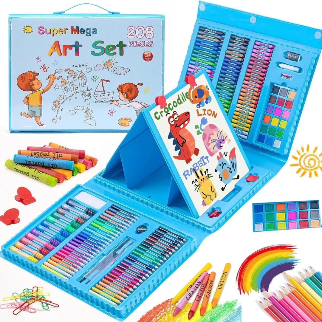 ArtMaster™: Mega Set de Arte de 208 Piezas + Regalo incluido 🎁