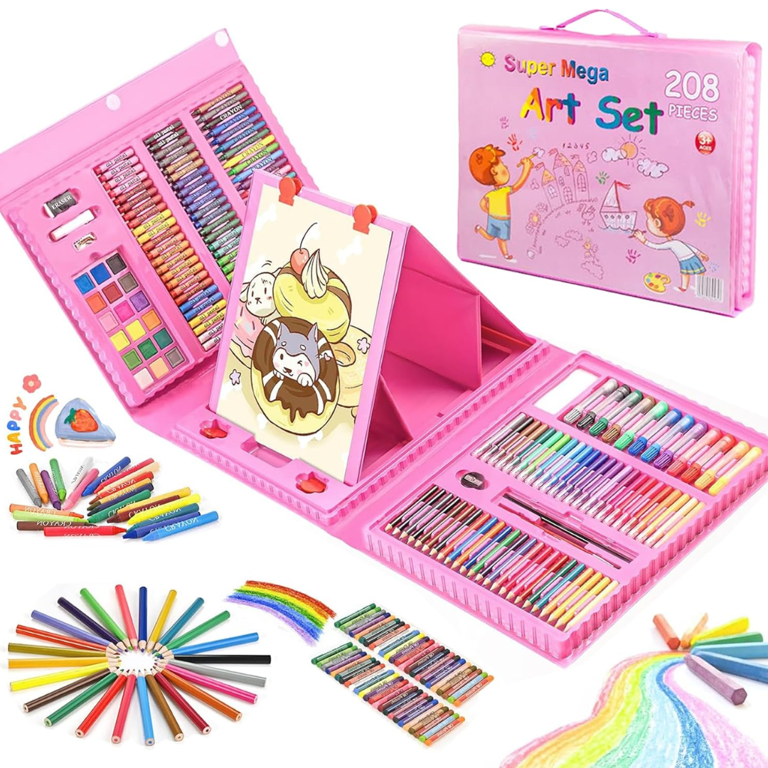ArtMaster™: Mega Set de Arte de 208 Piezas + Regalo incluido 🎁