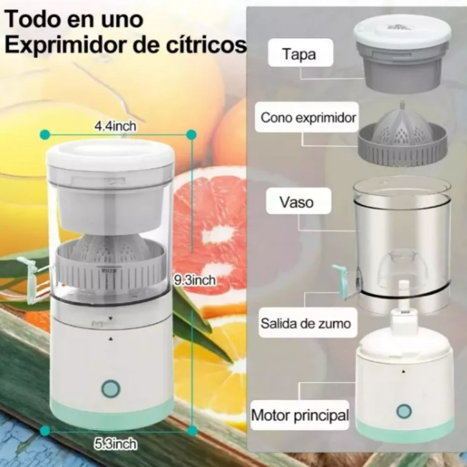 Extractor de Jugo Electrico: Extrae lo mejor de tus frutas en segundos 🍊