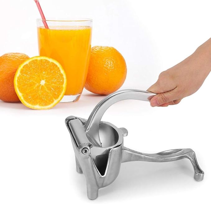 Exprimidor Manual de Frutas Metálico