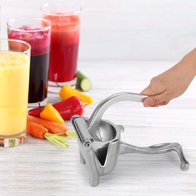 Exprimidor Manual de Frutas Metálico