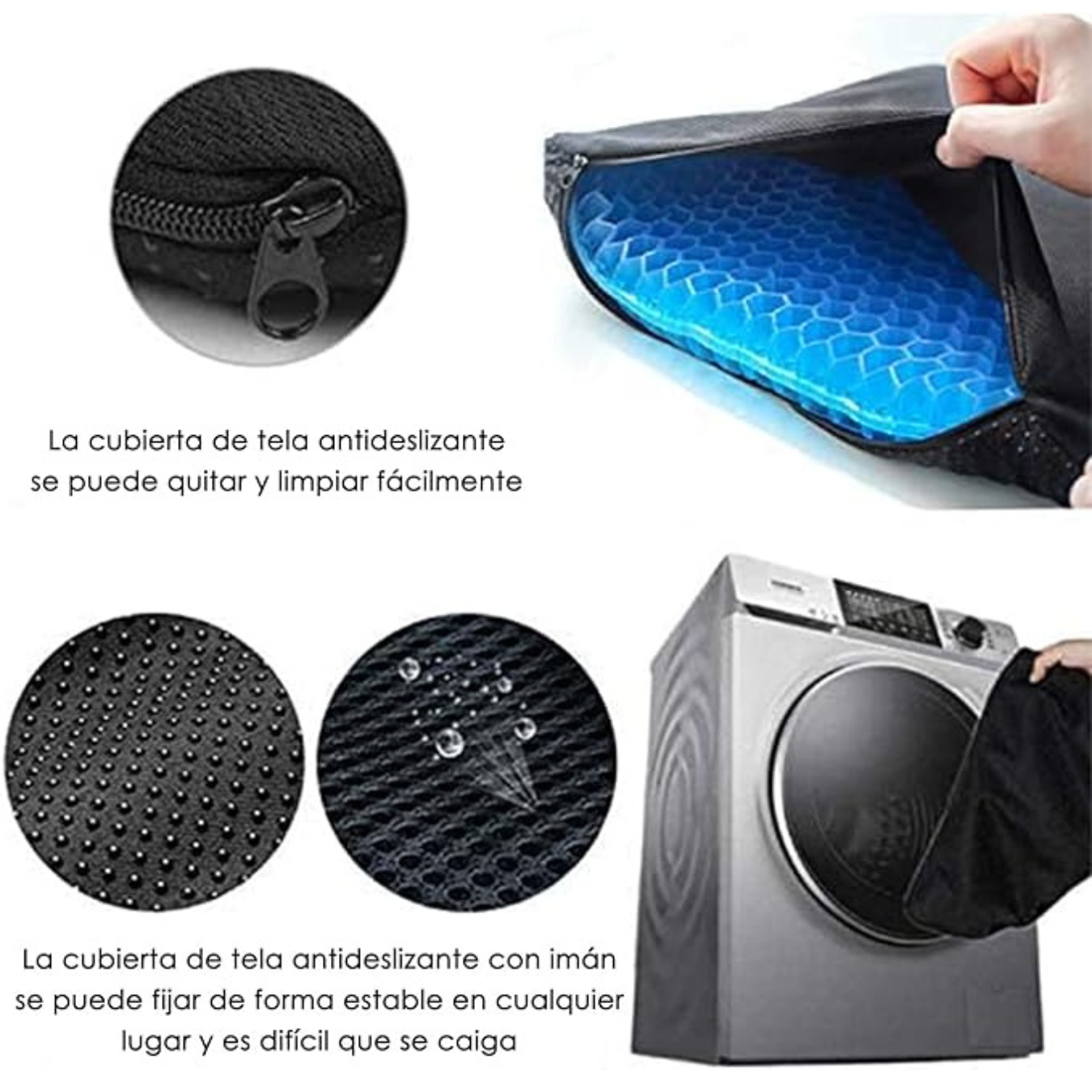 ComfortFlex: Cojín Ergonomico de Gel - Alivia tu Espalda y Mejora tu Postura