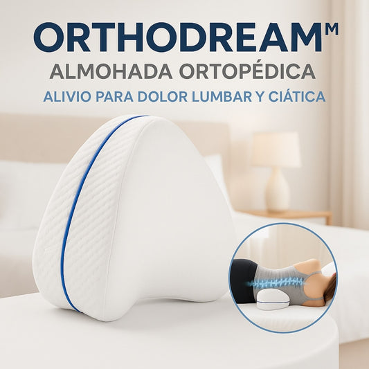 OrthoDream™: Almohada Ortopédica - Alivio Para Dolor Lumbar y Ciática