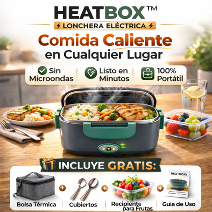 HeatBox™ Lonchera Eléctrica - Tu Comida Siempre Caliente