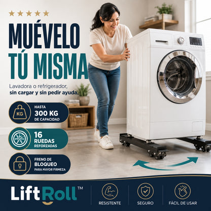 LiftRoll™ | Mueve tus electrodomésticos sin esfuerzo