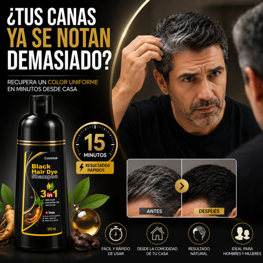 ColorZen™ Shampoo Cubre Canas | Color Negro