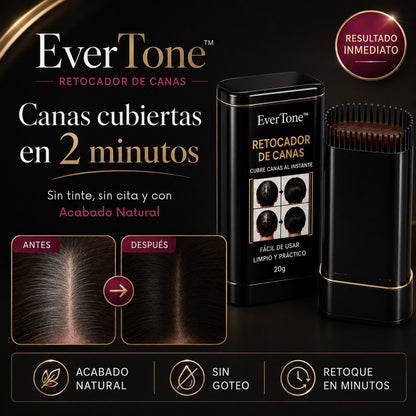 EverTone™: Barra para cubrir canas al instante