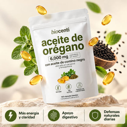 Capsulas Aceite de Oregano | Apoyo Digestivo e Inmunitario