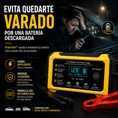 PowerVolt™ 12V | Revive la batería de tu auto