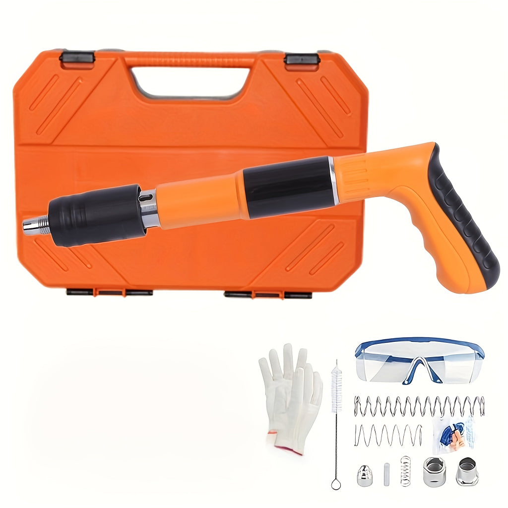 CLAVEX®: PISTOLA REMACHADORA DE IMPACTO + 10 CLAVOS DE IMPACTO