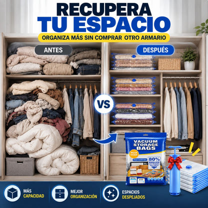 EasyVac™ Kit de 5 Bolsas al Vacío + Bomba de Regalo