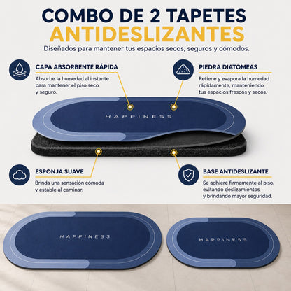 COMBO 2X1: Tapetes de baño de Secado Instantáneo
