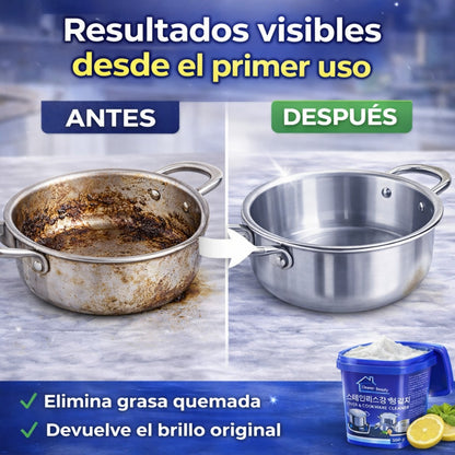 BrillaMax™ - Pasta Restauradora Multiusos - Limpia Sarro y Cochambre