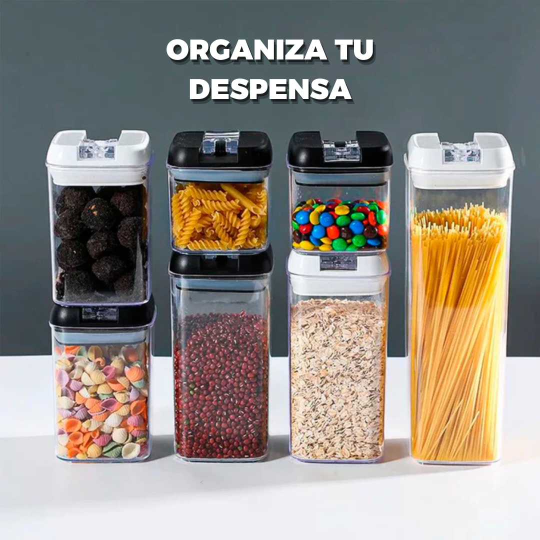 Set Recipientes Herméticos Para Alimentos