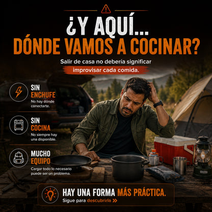 Estufa Portátil a Gas | Cocina Donde la Necesites