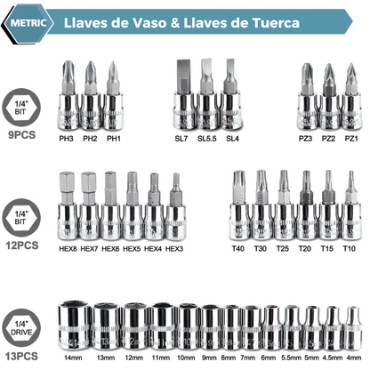 MasterTool™: Kit De Herramientas 46 Piezas