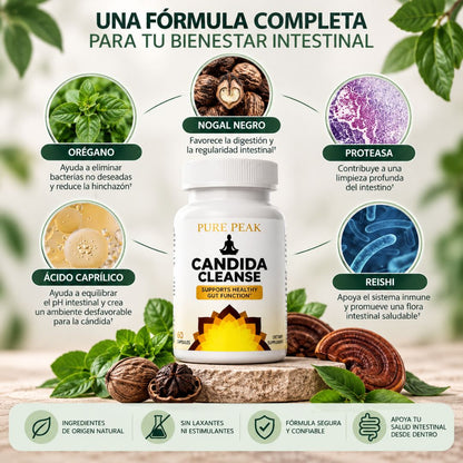 CandidaCleanse | Limpieza Intestinal Natural · 60 Cápsulas