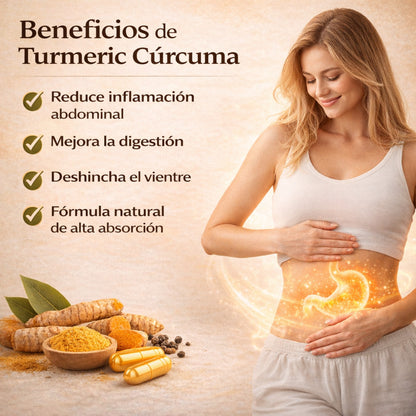 Cúrcuma + Piperina - Apoyo Natural Contra La Inflamación