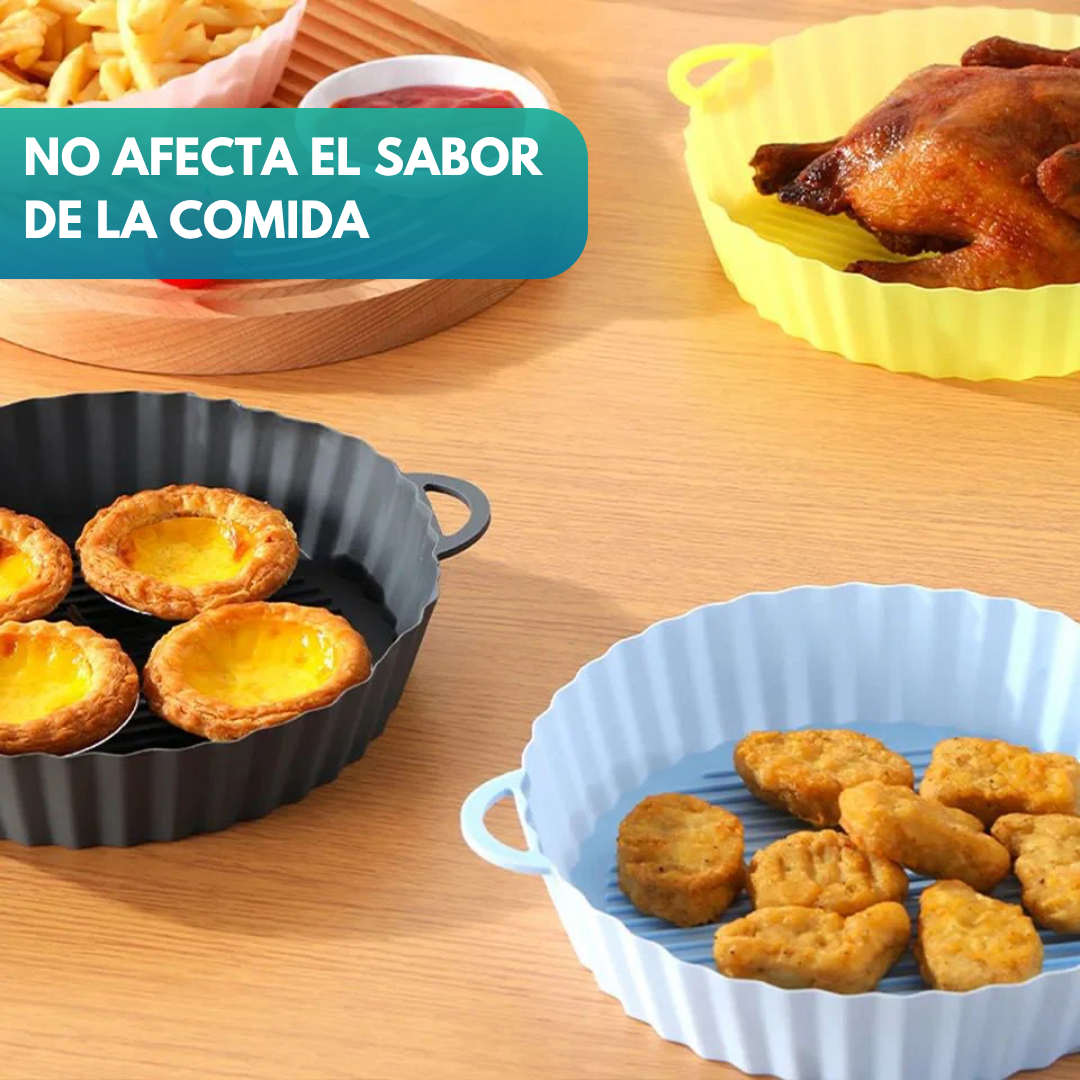 Pack de 5 Canastas De Silicona Para Airfryer