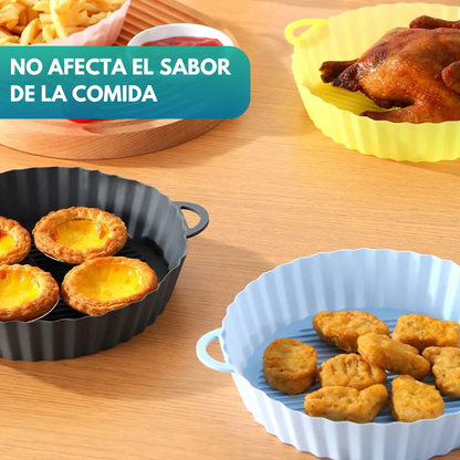 Pack de 5 Canastas De Silicona Para Airfryer