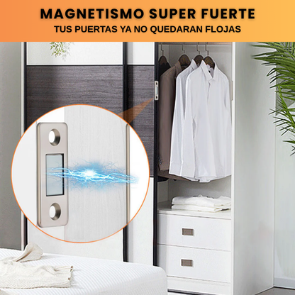 Pack x10 Cierres Magnéticos Adhesivos para Puertas y Muebles