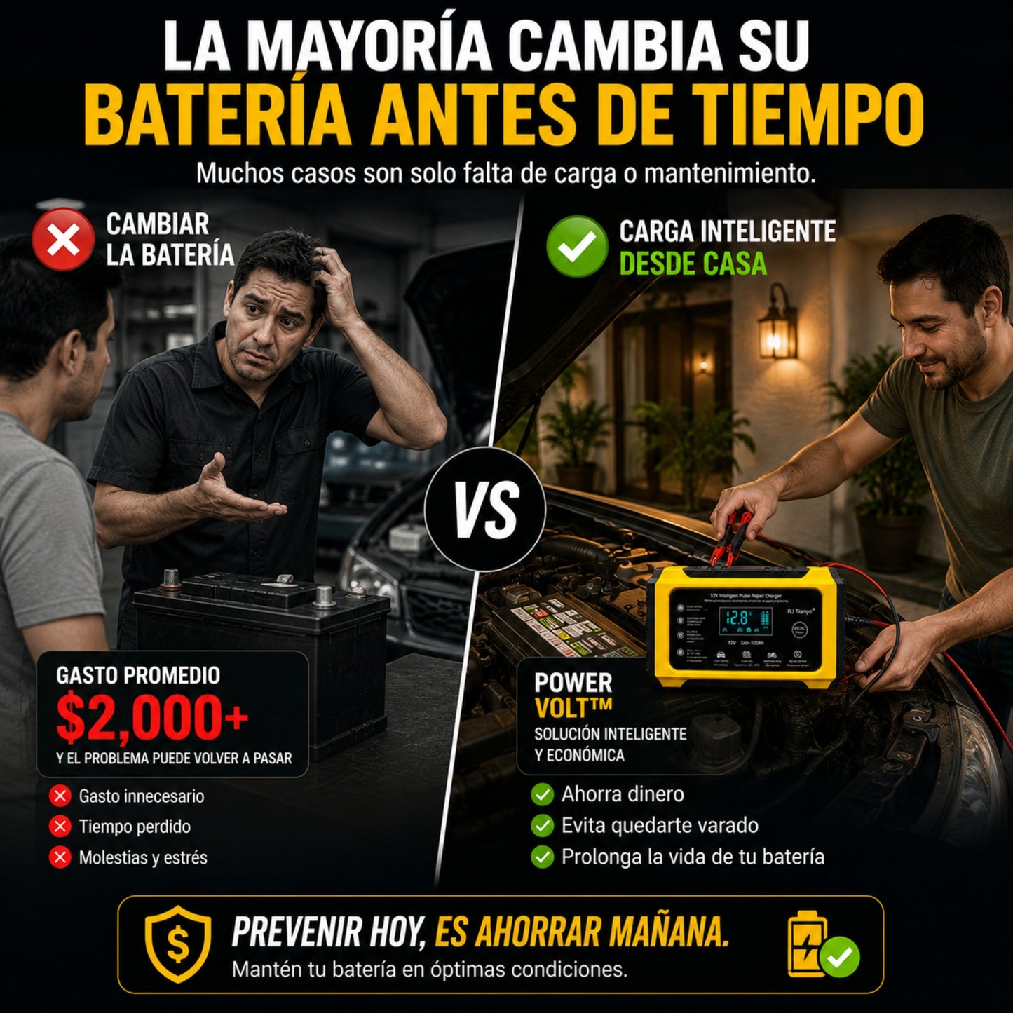 PowerVolt™ 12V | Revive la batería de tu auto