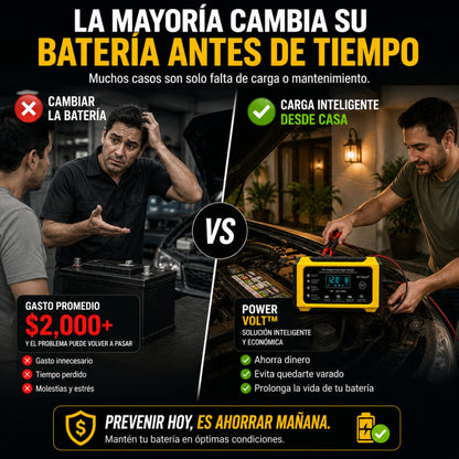 PowerVolt™ 12V | Revive la batería de tu auto
