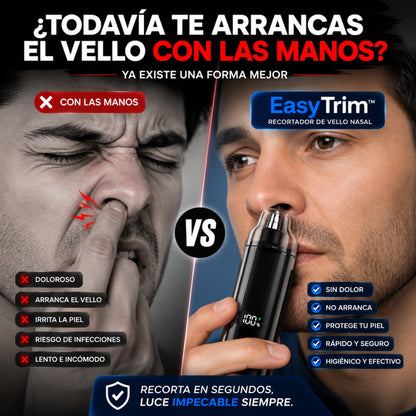 EasyTrim™ | Elimina el Vello Nasal Fácil y Sin Dolor.