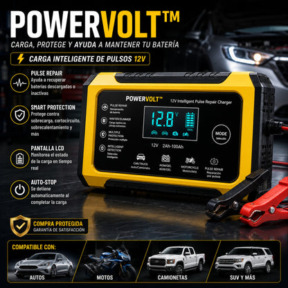 PowerVolt™ 12V | Revive la batería de tu auto