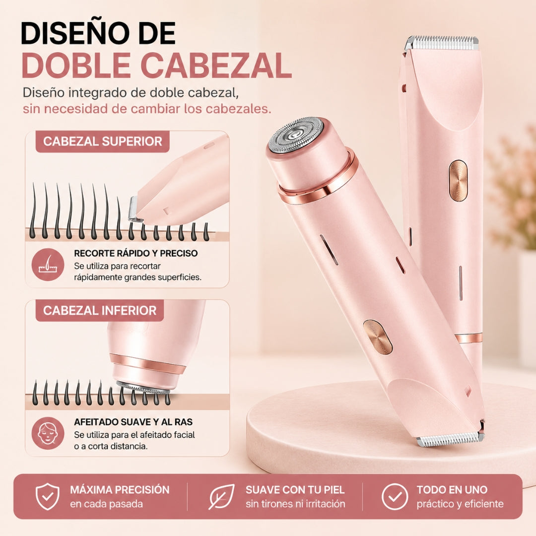 SedaSkin™ | Depiladora Eléctrica 2 en 1 para Zonas Delicadas