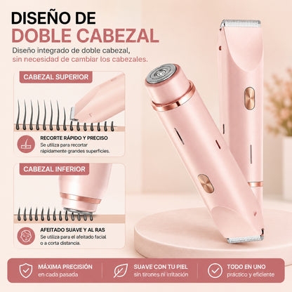 SedaSkin™ | Depiladora Eléctrica 2 en 1 para Zonas Delicadas