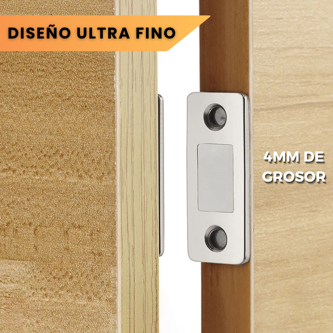 Pack x10 Cierres Magnéticos Adhesivos para Puertas y Muebles