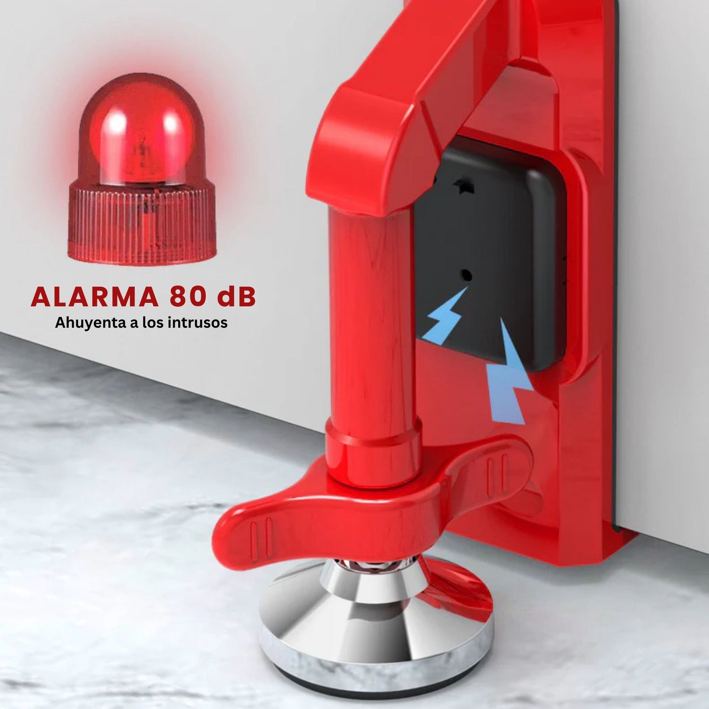 LockGuard™: Tope de Seguridad Antirrobo con alarma