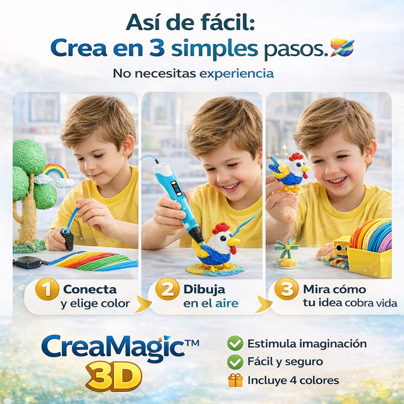 CreaMagic 3D™ - Bolígrafo de Impresión 3D