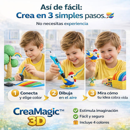 CreaMagic 3D™ - Bolígrafo de Impresión 3D