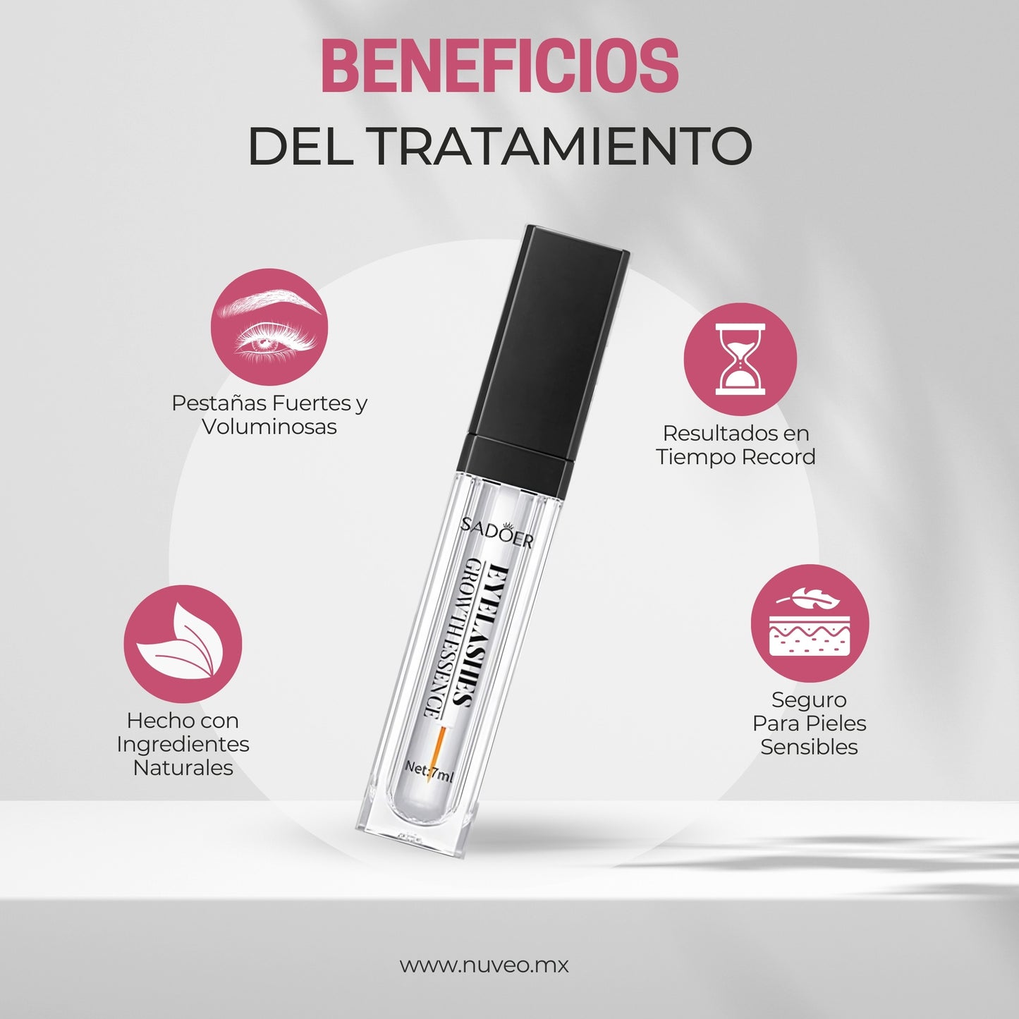 LashBoost: Serum Alargador de Pestañas y Cejas ✨